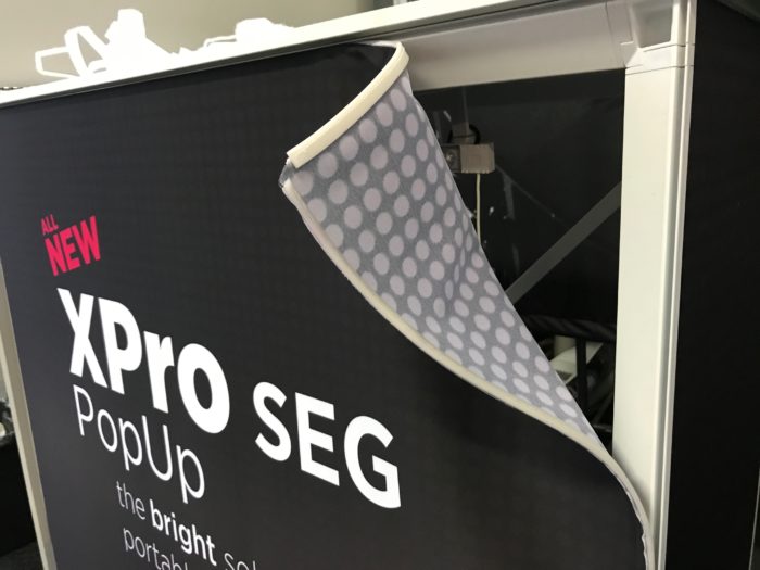 example SEG fabric skin