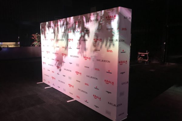 XPro SEG media backdrop wall